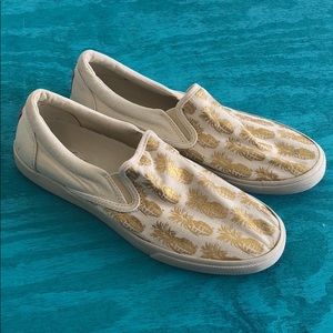 Bucketfeet Women's Pineappleade Slip On Sneakers